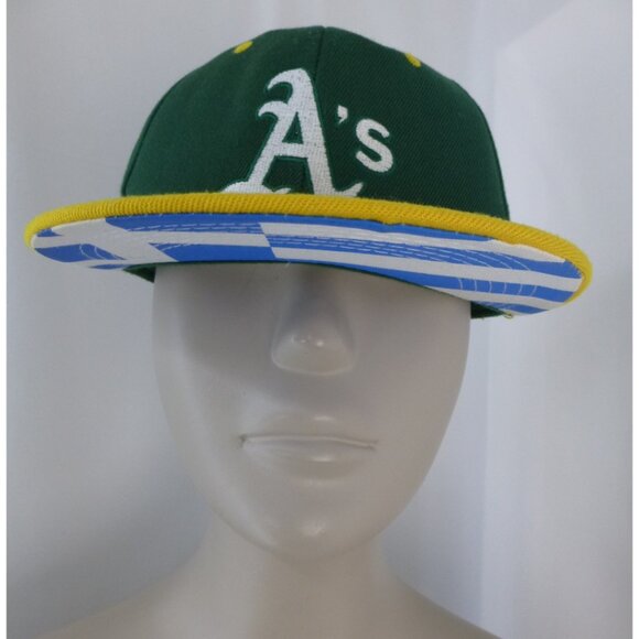 Oakland A's 2018 Greek Heritage Night Snap Back Hat - Picture 3 of 12